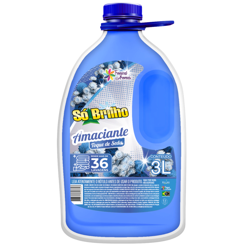 [2732] Amaciante de Roupas 1 Lt Tropical Aromas  - Toque de Seda